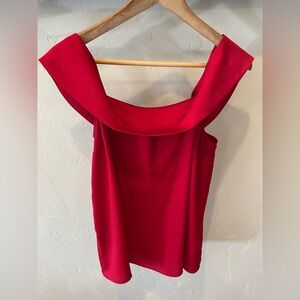 Women’s 1 state state red off the shoulder tank size medium